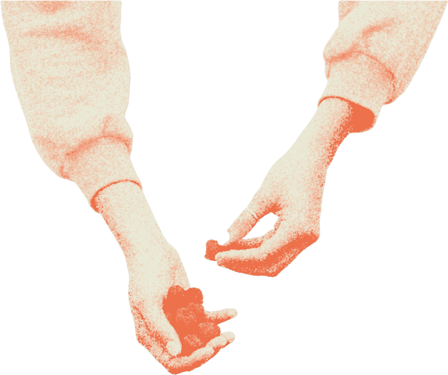 Duotone Rough Photocopied Raspberries